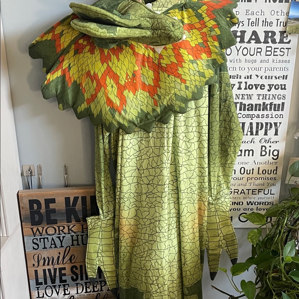 Dilophosaurus Costume Jurassic Park XL Halloween Dinosaur - Picture 8 of 16